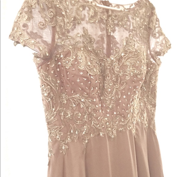 NEW W/TAGS Chiffon Evening/MOB/MOG Dress - Picture 6 of 7